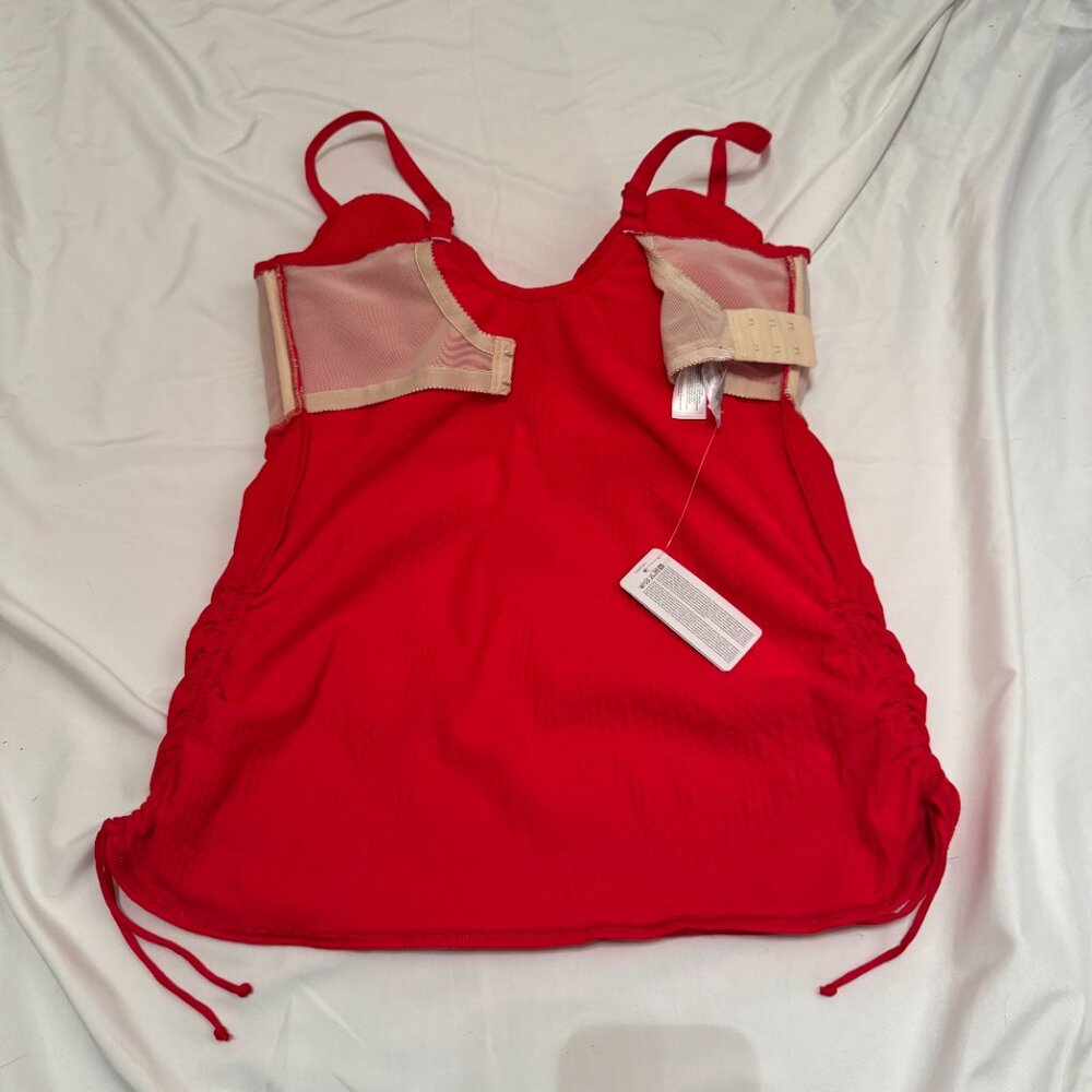 Fantasie Red Twist Front Tankini Top - Picture 4 of 8